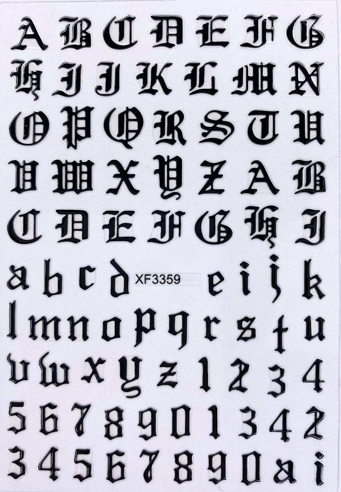 Old English Decals