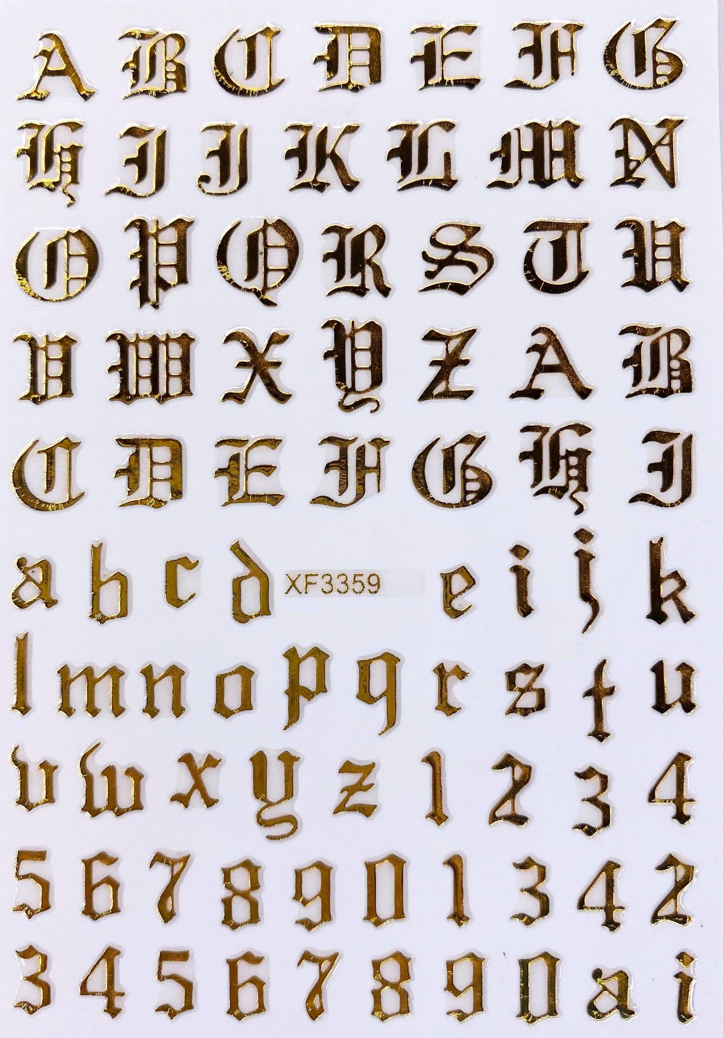 Old English Decals